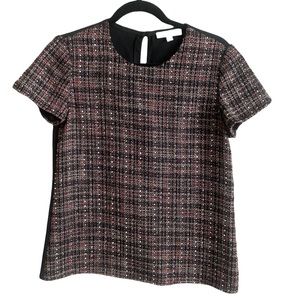 Banana Republic Black & Pink Blouse